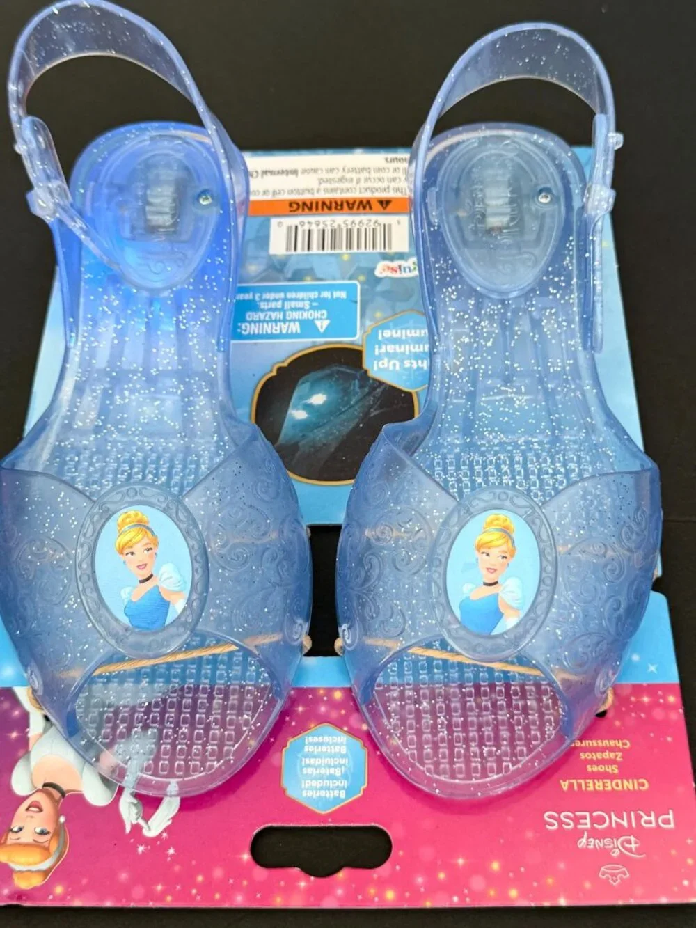 Disney Cinderella Light Up Dress Up Shoes Slippers by Disguise Costumes
